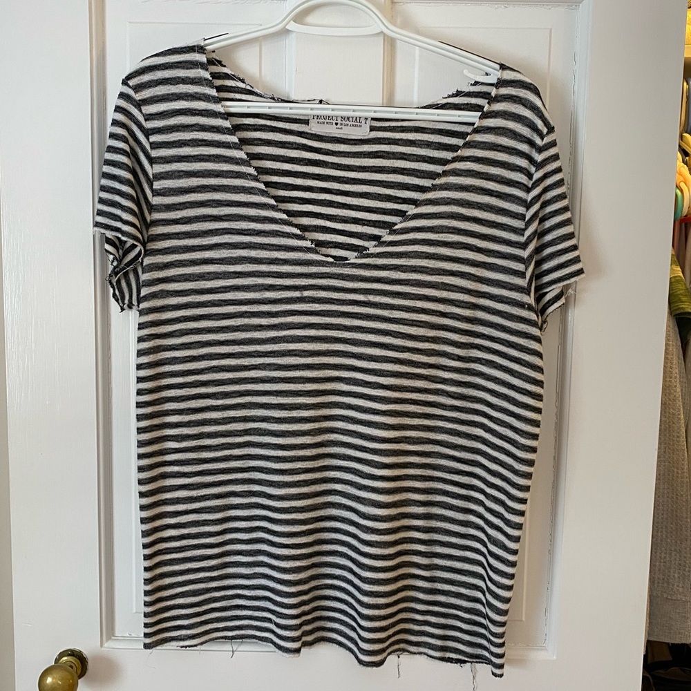 Project Social Distressed T-Shirt